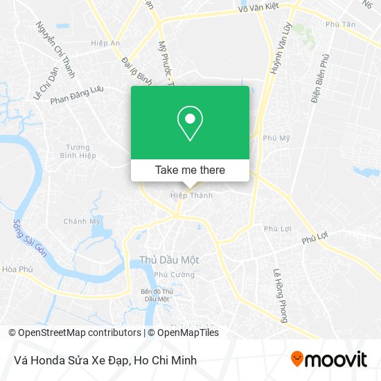 Vá Honda Sửa Xe Đạp map