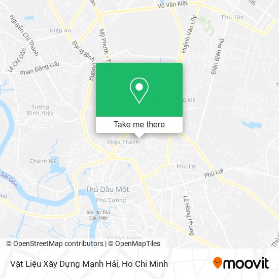 Vật Liệu Xây Dựng Mạnh Hải map