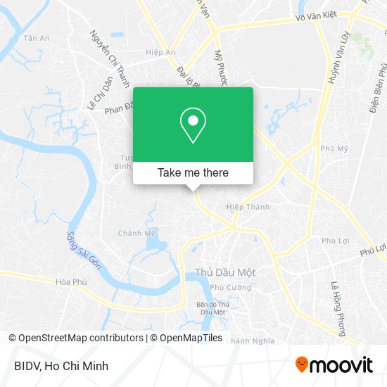 BIDV map
