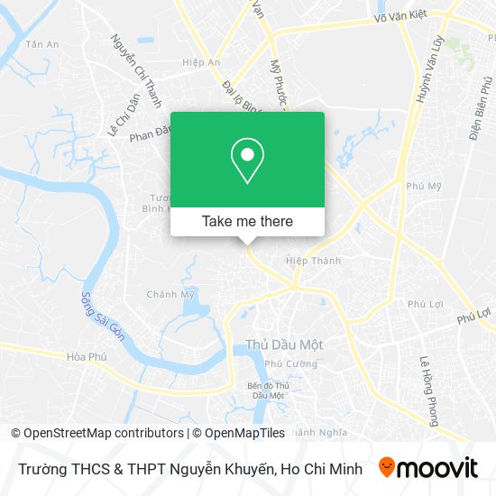 Trường THCS & THPT Nguyễn Khuyến map