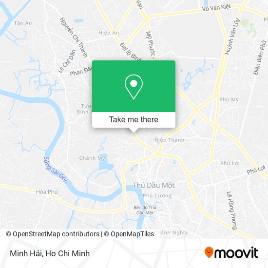 Minh Hải map