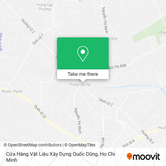 Cửa Hàng Vật Liệu Xây Dựng Quốc Dũng map