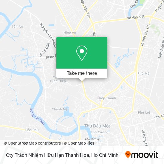 Cty Trách Nhiệm Hữu Hạn Thanh Hoa map