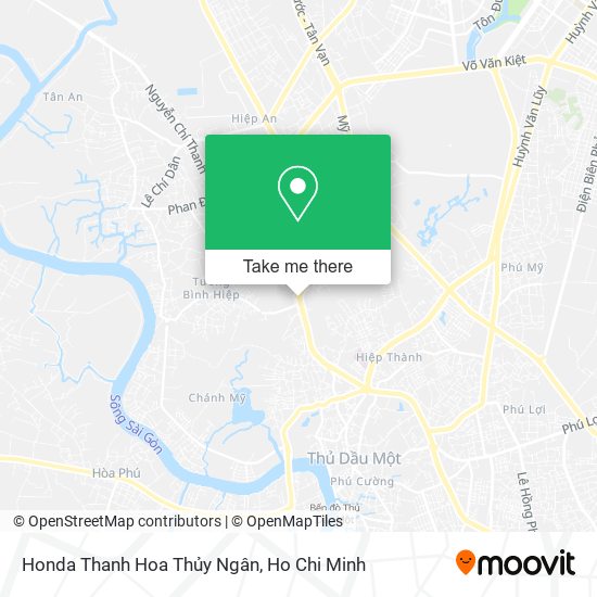 Honda Thanh Hoa Thủy Ngân map