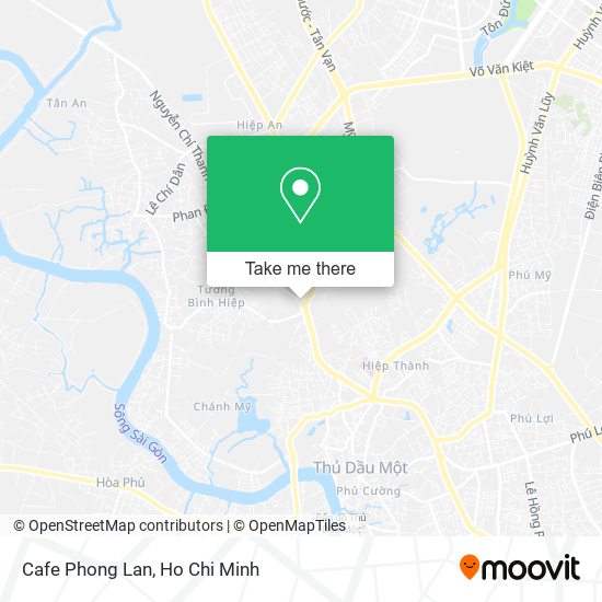 Cafe Phong Lan map