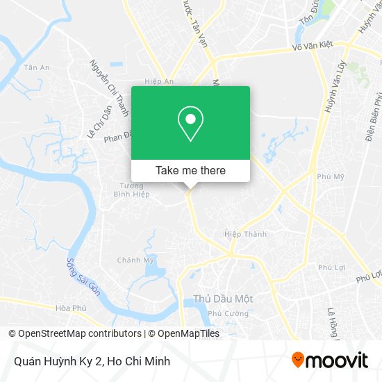 Quán Huỳnh Ky 2 map