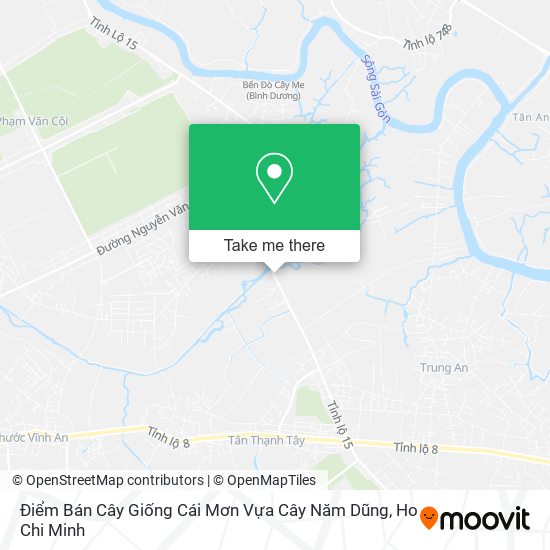 Điểm Bán Cây Giống Cái Mơn Vựa Cây Năm Dũng map