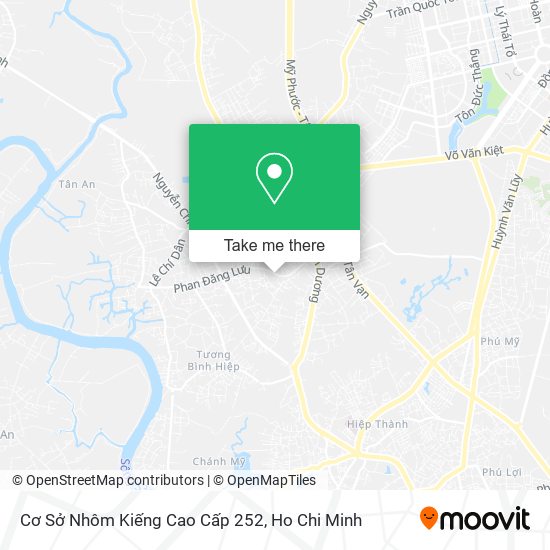 Cơ Sở Nhôm Kiếng Cao Cấp 252 map