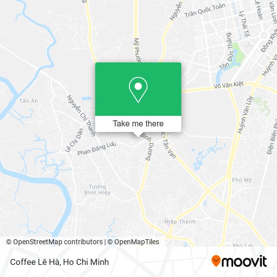 Coffee Lê Hà map