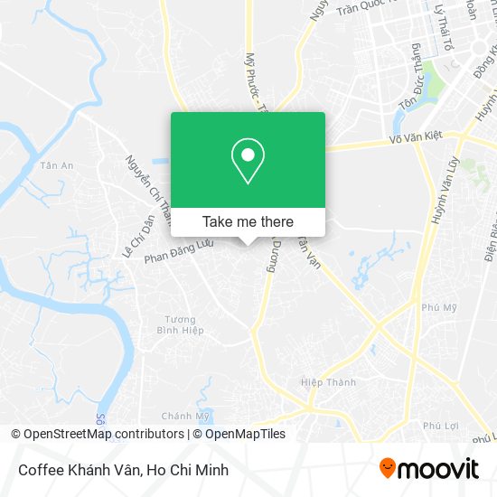 Coffee Khánh Vân map