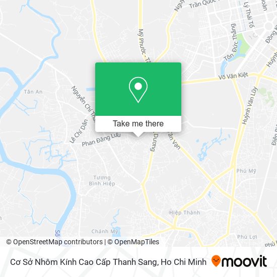 Cơ Sở Nhôm Kính Cao Cấp Thanh Sang map