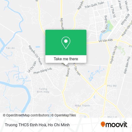 Truong THCS Định Hoà map