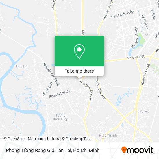 Phòng Trồng Răng Giả Tấn Tài map