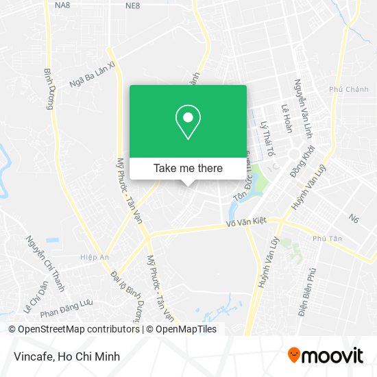 Vincafe map