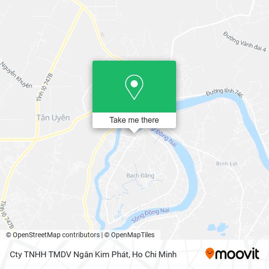 Cty TNHH TMDV Ngân Kim Phát map