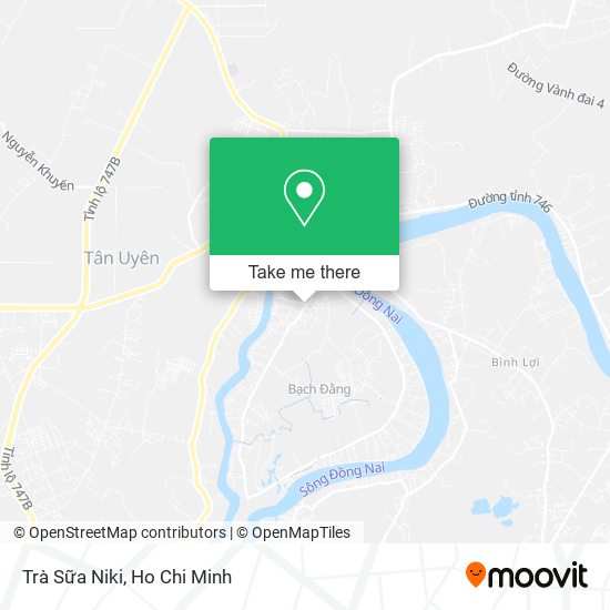 Trà Sữa Niki map