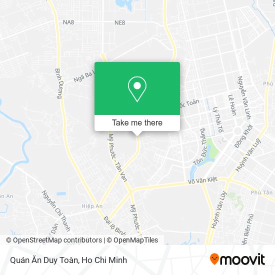 Quán Ăn Duy Toàn map