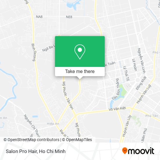 Salon Pro Hair map