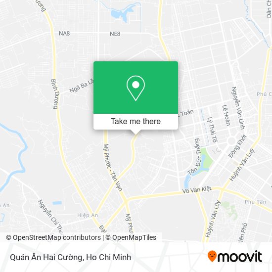 Quán Ăn Hai Cường map