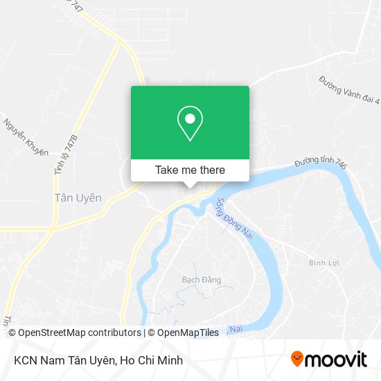 KCN Nam Tân Uyên map