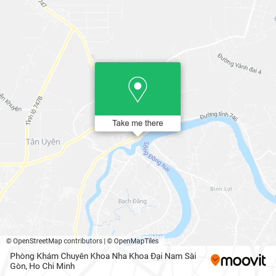 Phòng Khám Chuyên Khoa Nha Khoa Đại Nam Sài Gòn map