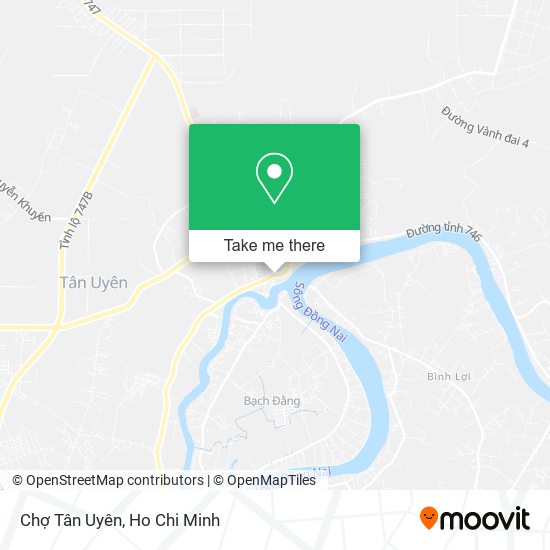 Chợ Tân Uyên map