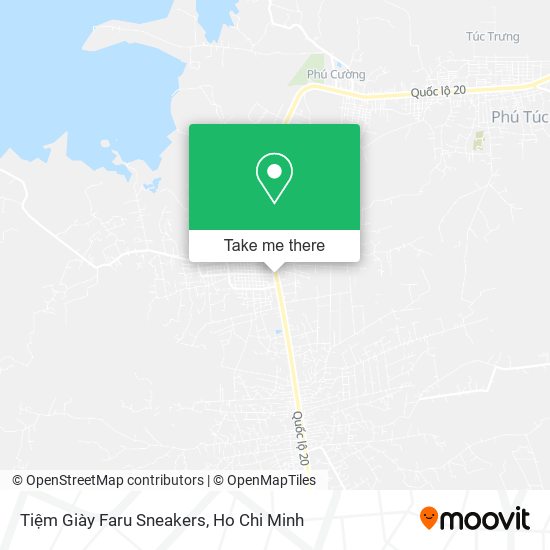 Tiệm Giày Faru Sneakers map