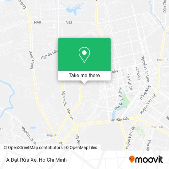 A Đạt Rửa Xe map