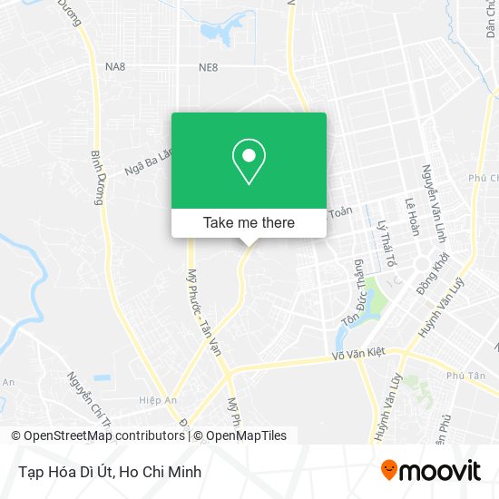Tạp Hóa Dì Út map