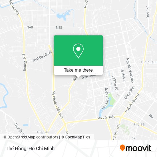 Thế Hồng map