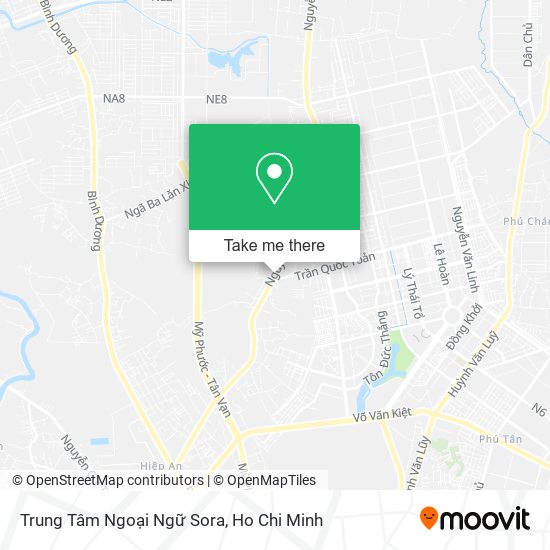 Trung Tâm Ngoại Ngữ Sora map