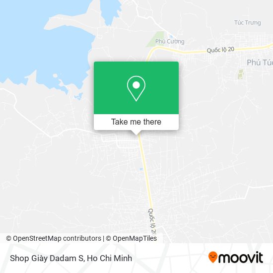 Shop Giày Dadam S map
