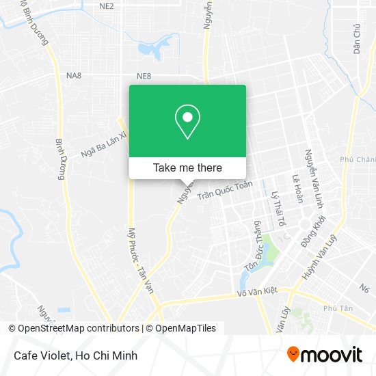 Cafe Violet map