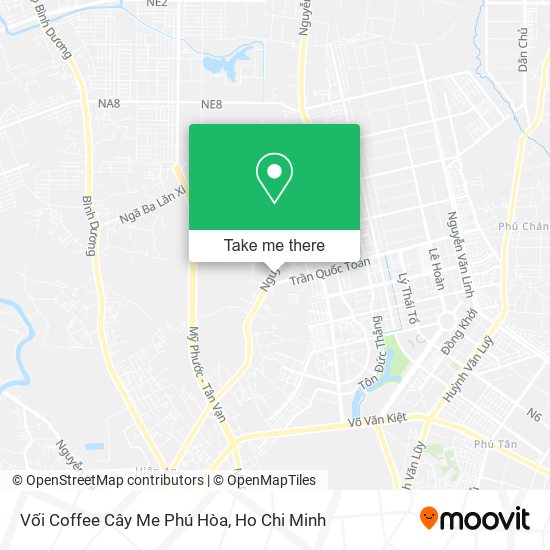 Vối Coffee Cây Me Phú Hòa map