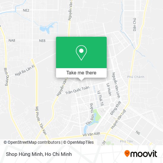Shop Hùng Minh map