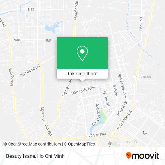 Beauty Isana map