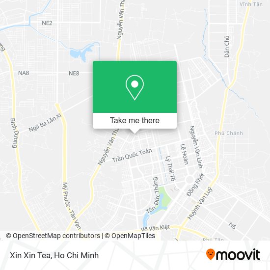 Xin Xin Tea map
