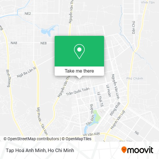Tạp Hoá Anh Minh map