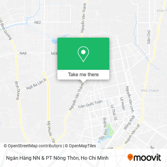 Ngân Hàng NN & PT Nông Thôn map