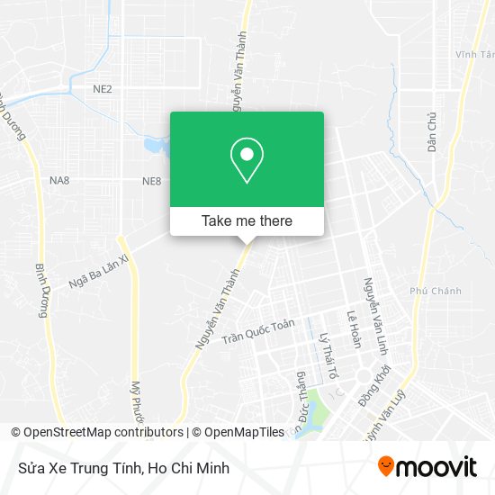Sửa Xe Trung Tính map