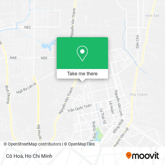 Cô Hoà map