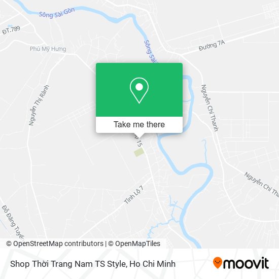 Shop Thời Trang Nam TS Style map