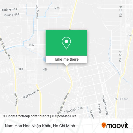 Nam Hoa Hoa Nhập Khẩu map