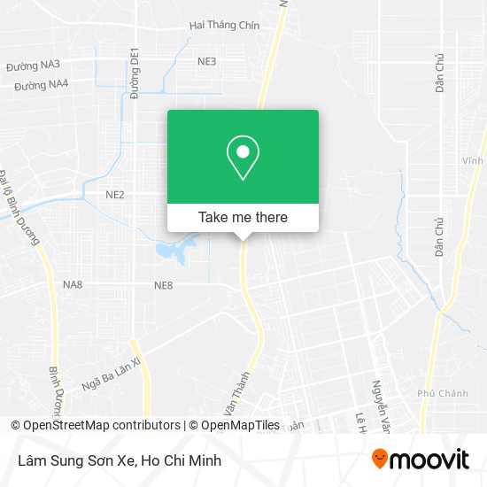 Lâm Sung Sơn Xe map