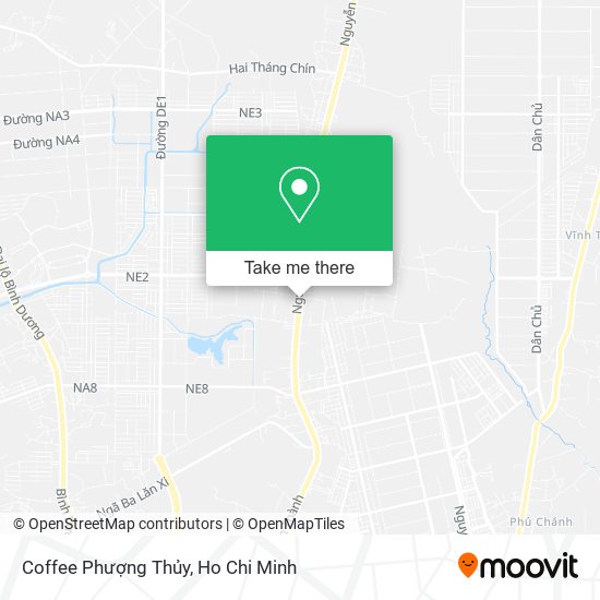 Coffee Phượng Thủy map