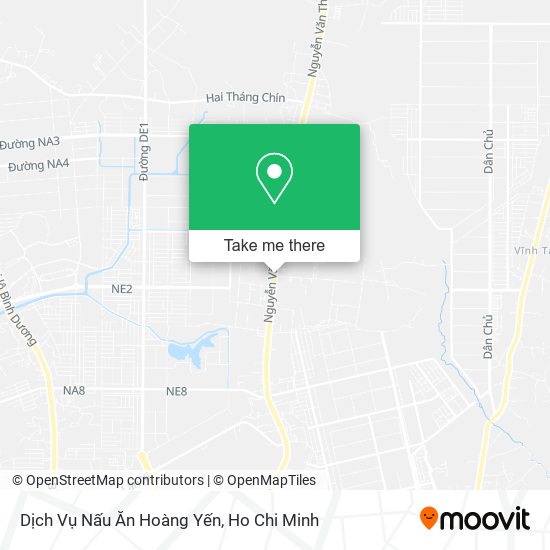 Dịch Vụ Nấu Ăn Hoàng Yến map