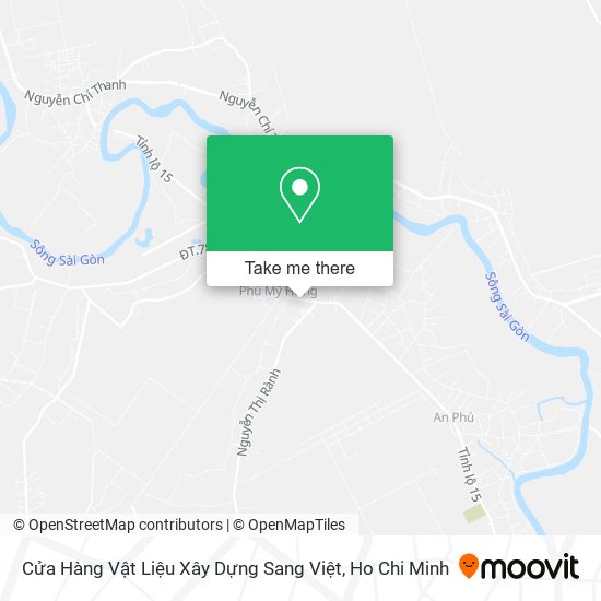 Cửa Hàng Vật Liệu Xây Dựng Sang Việt map