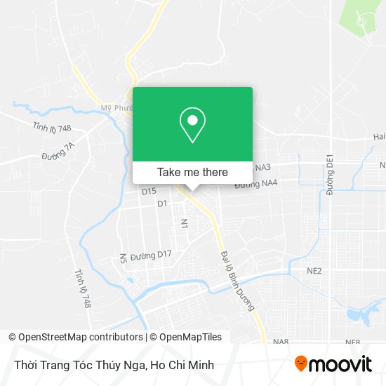 Thời Trang Tóc Thúy Nga map