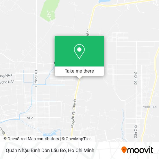 Quán Nhậu Bình Dân Lẩu Bò map