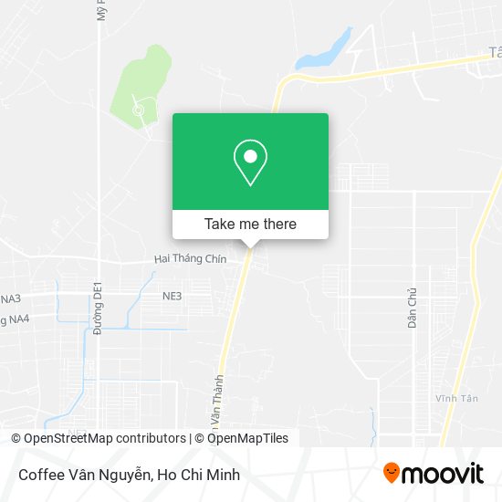 Coffee Vân Nguyễn map